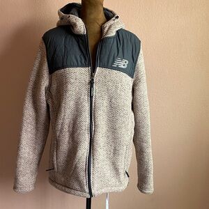 New Balance Black and Cream Patterned Jacket